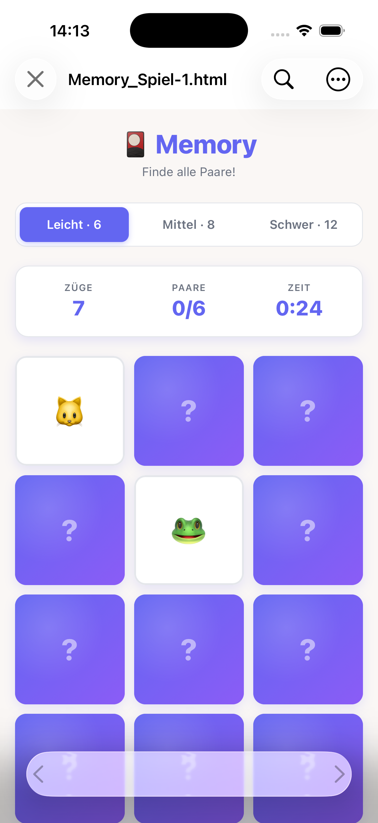 Sitecase: JavaScript-Spiele