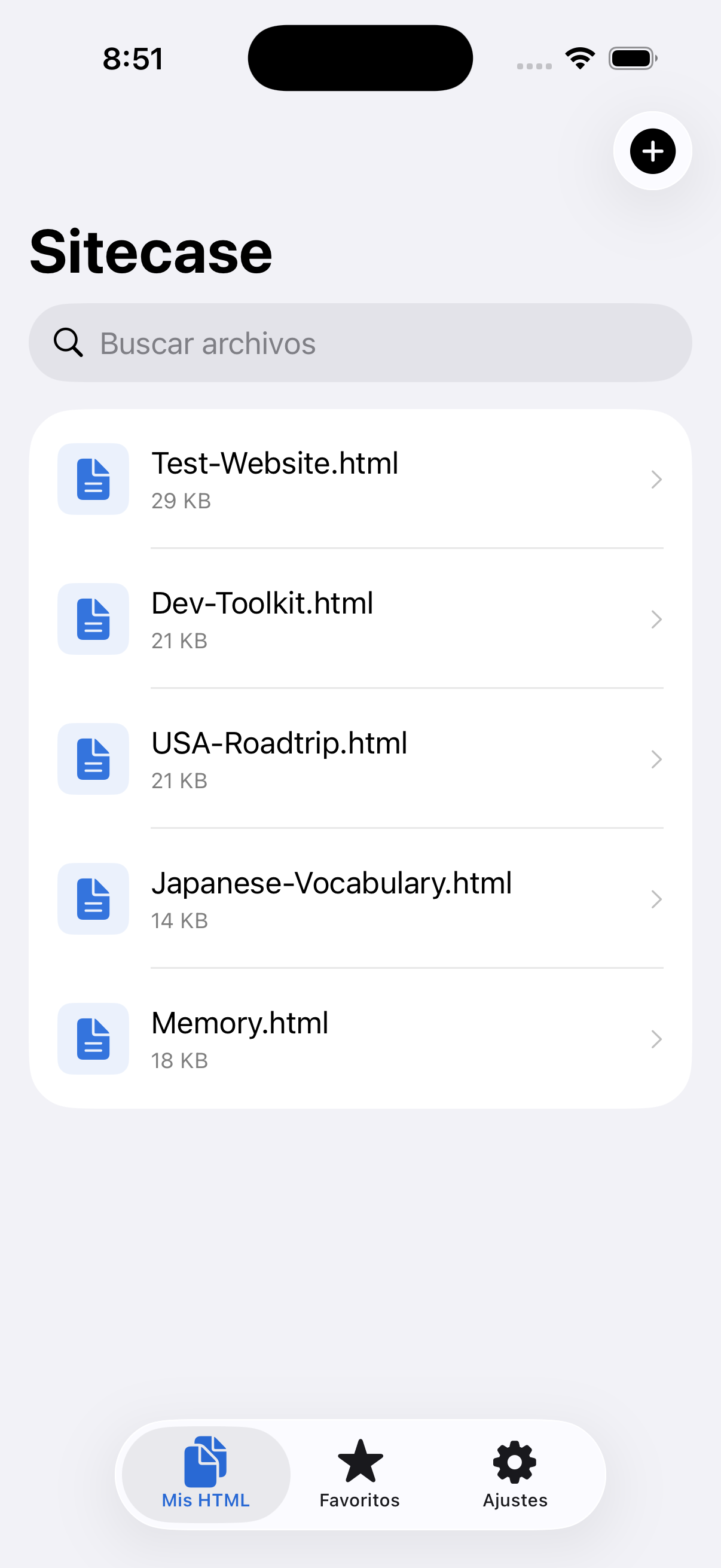 Sitecase: Todos tus archivos de un vistazo