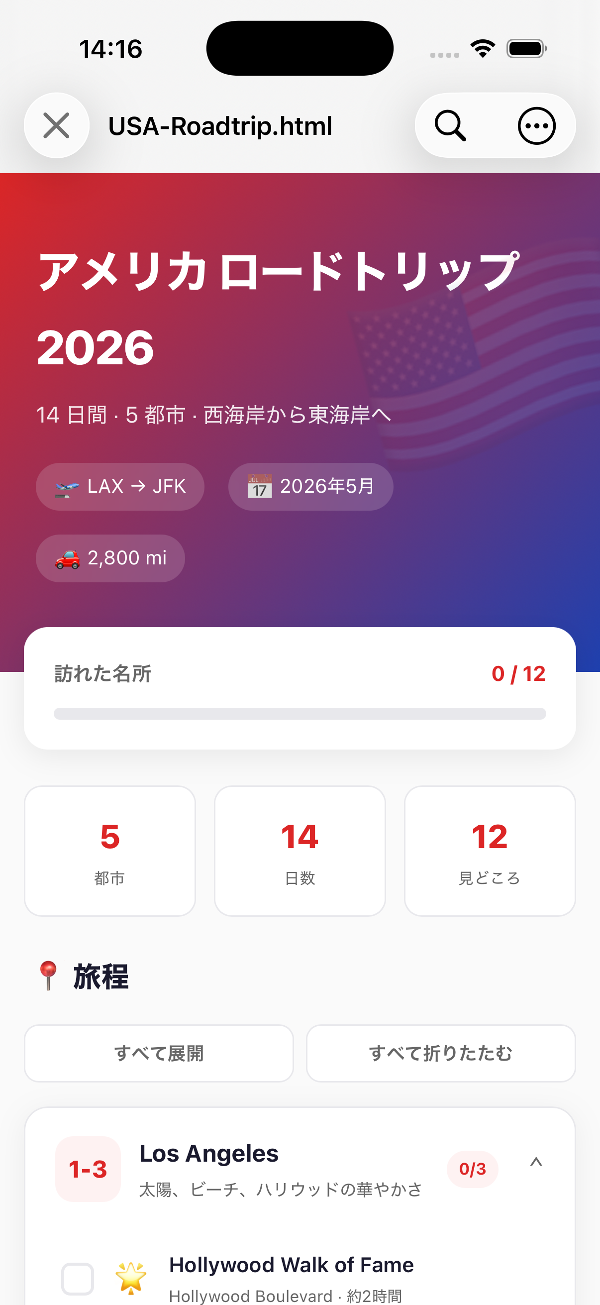 Sitecase: 旅程をオフラインで